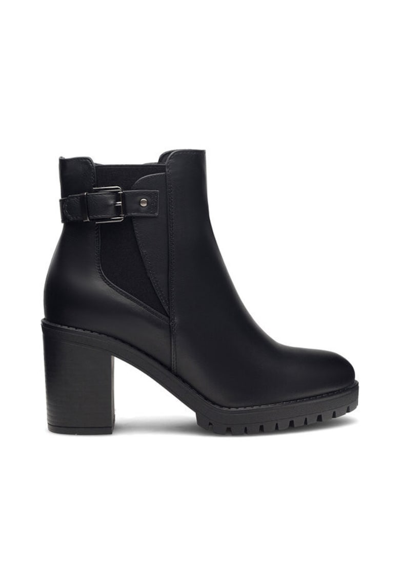 Botine dama HL221125 - negru - piele ecologica