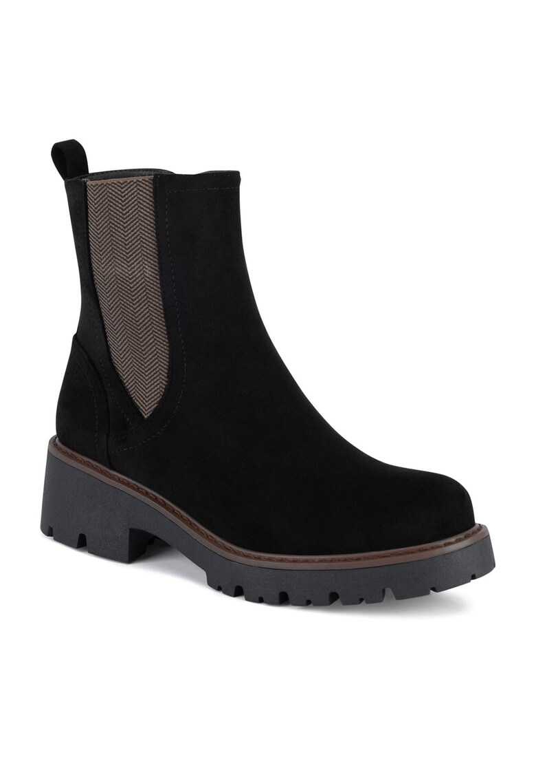 Botine dama WS6381-01 - Textil - Negru