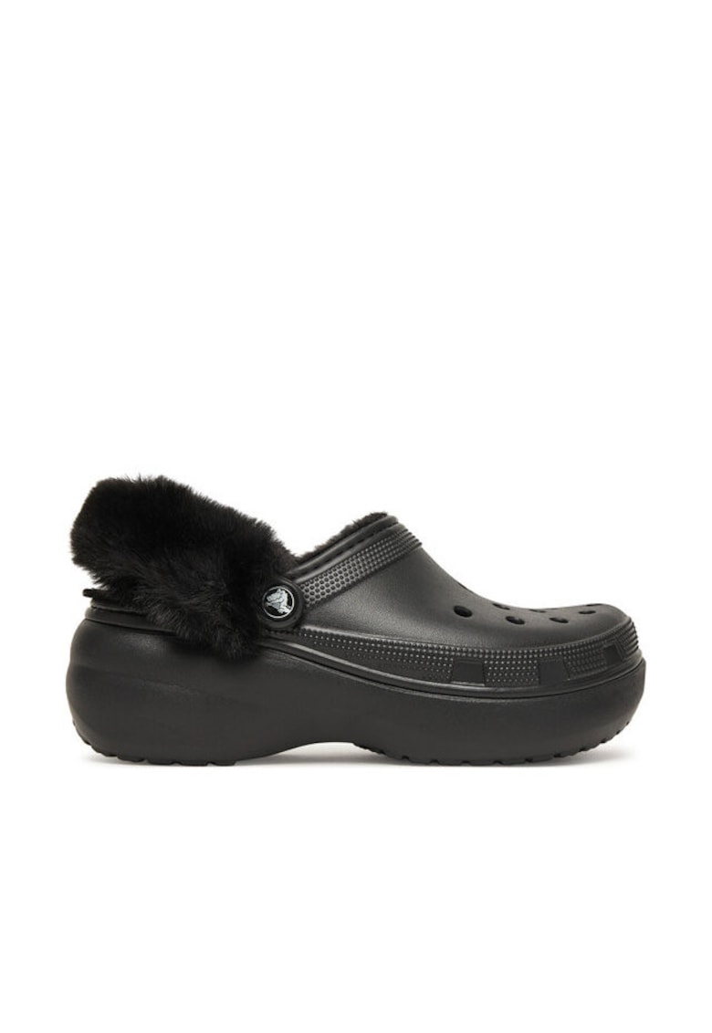 Saboti dama Classic Platform - negru