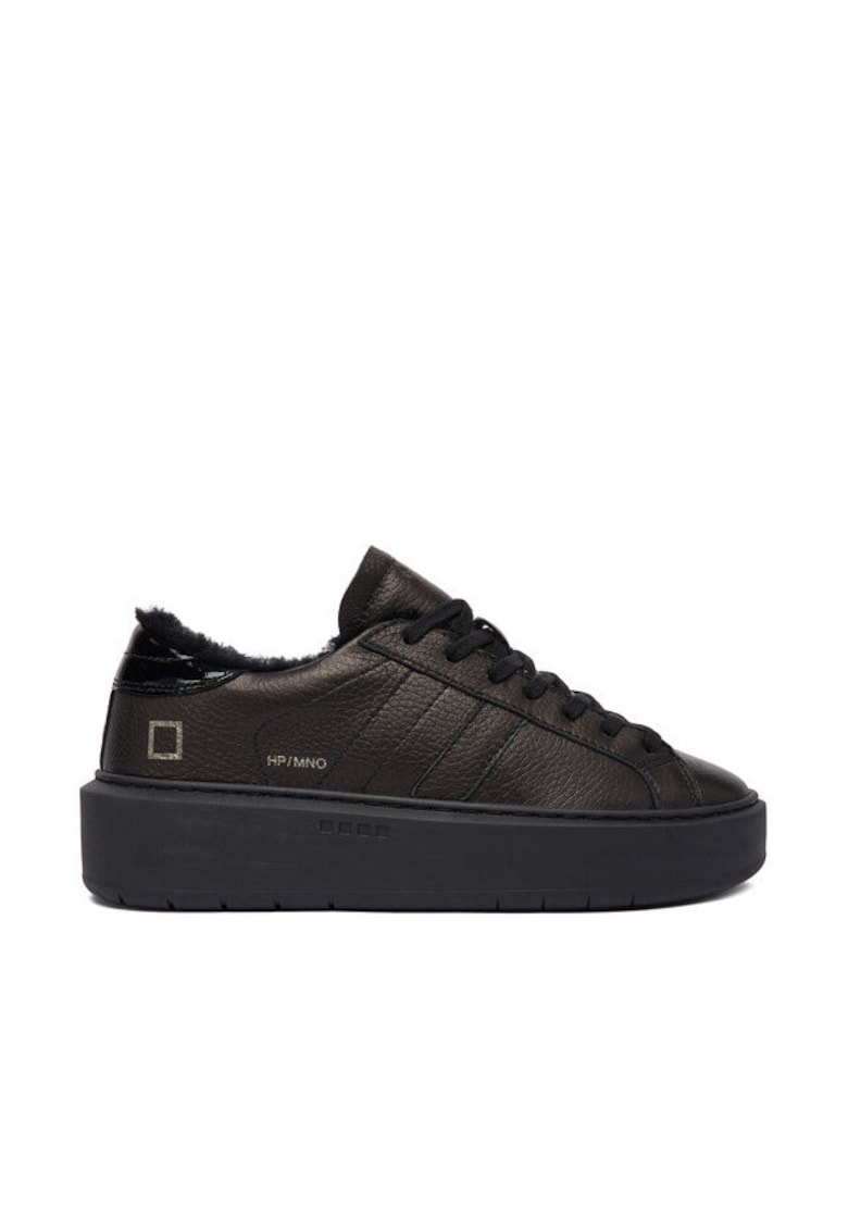 Date Tenisi dama - Black Hill - piele naturala - negru