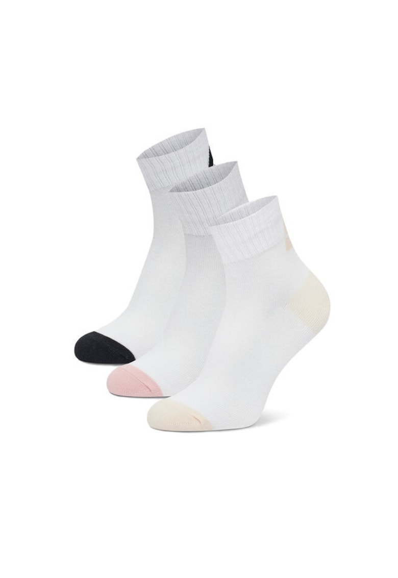 Set 3 Perechi sosete dama - Alb -