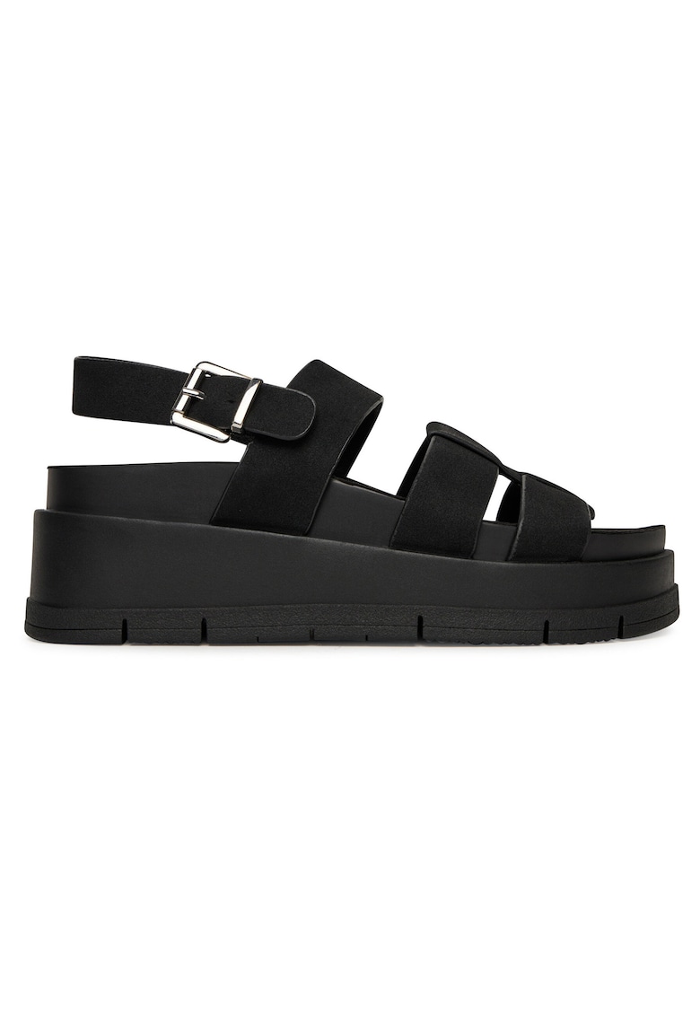 Sandale dama - piele ecologica - negru