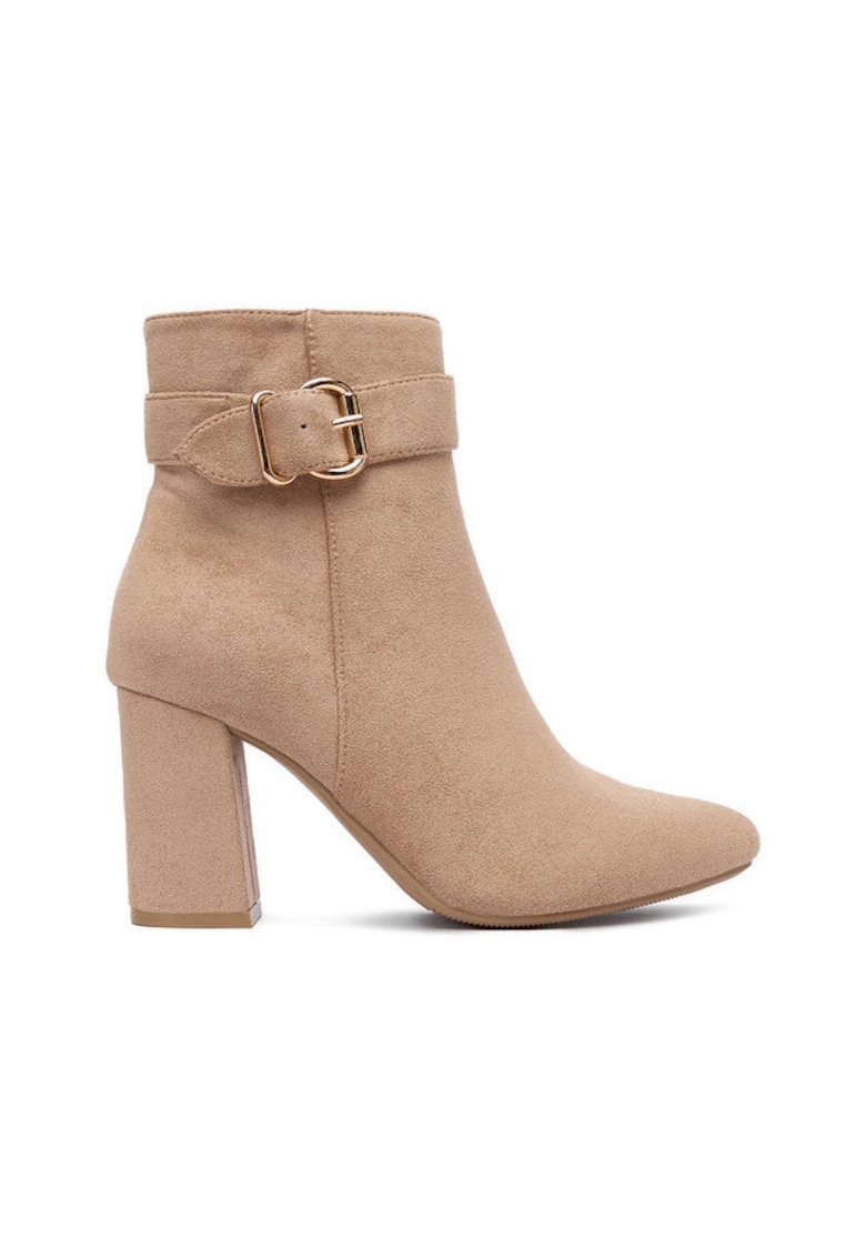 Botine dama HX18052A-61 - Textil - Bej -