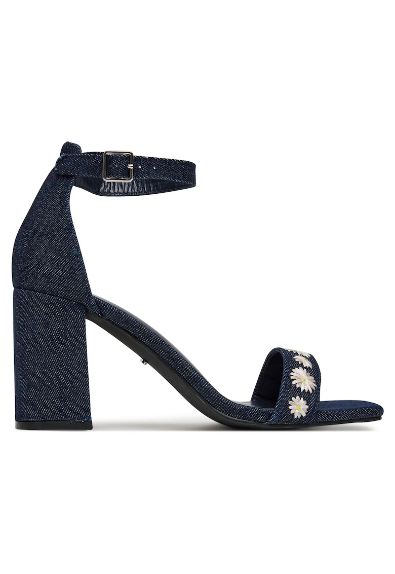 Sandale dama - bleumarin - textil