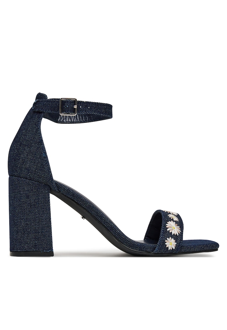Sandale dama - bleumarin - textil
