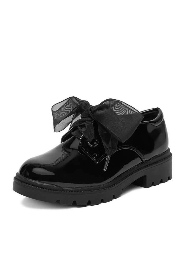 Botine copii - negru - cu funda