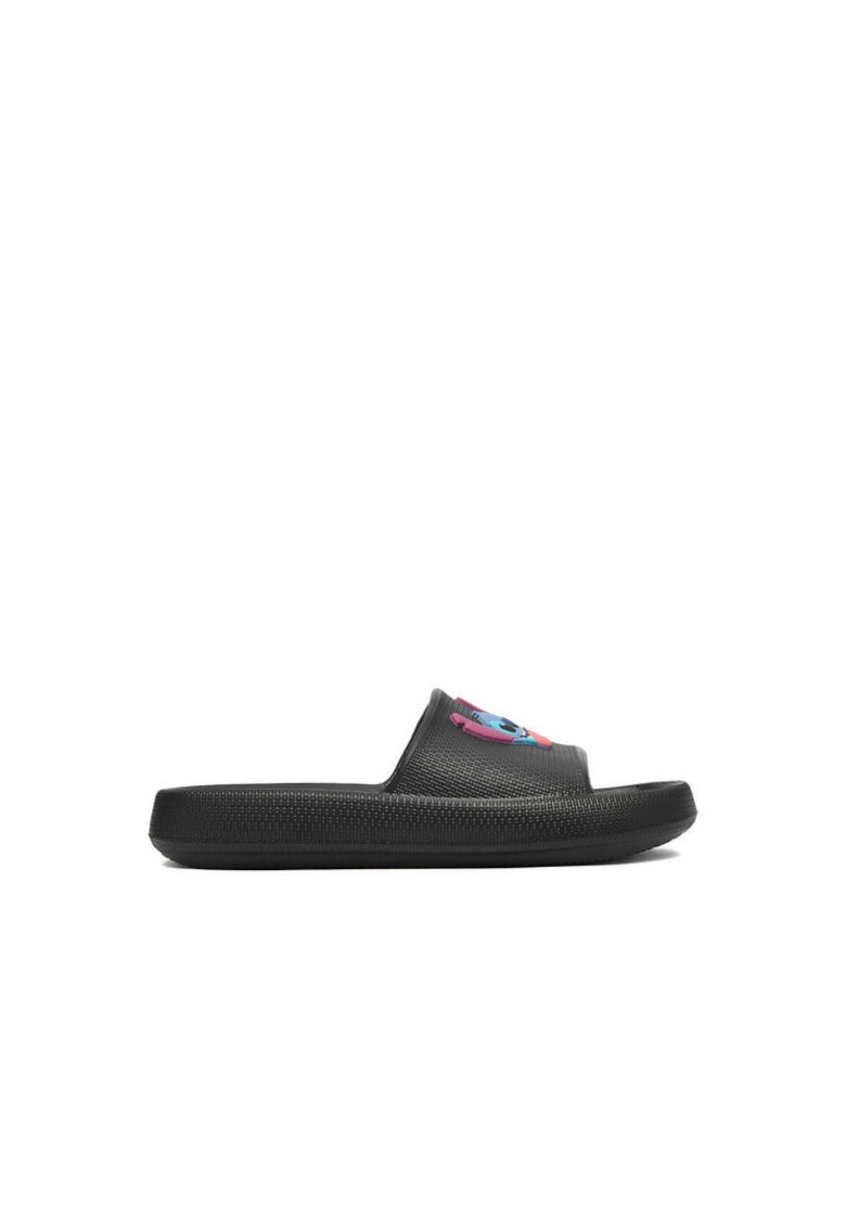 Papuci fete SS25-189DCLS - Plastic - Negru
