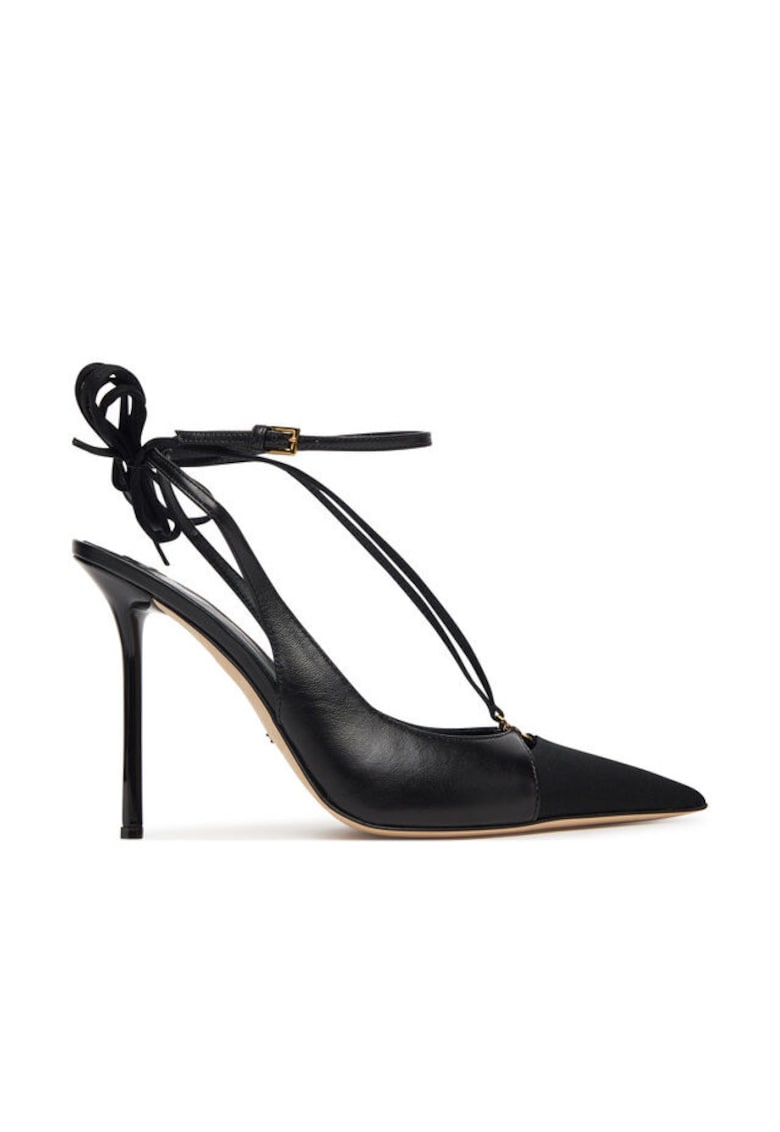 Sandale dama - stiletto - piele naturala - negru