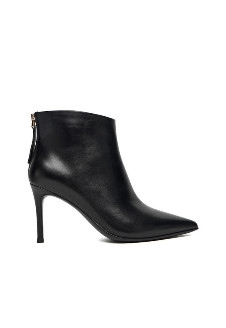 Eva Minge Botine Negru - Piele naturala - Negru