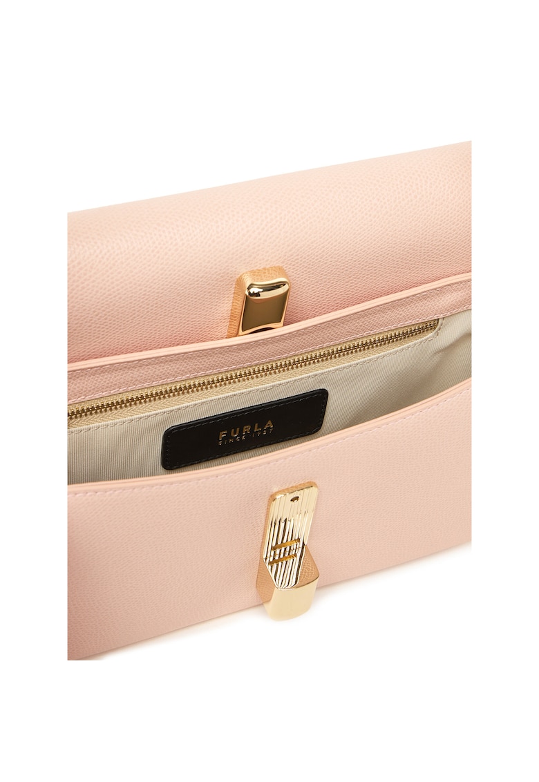 Geanta dama - Dusty Pink - piele naturala - model Iride S - 30x25cm