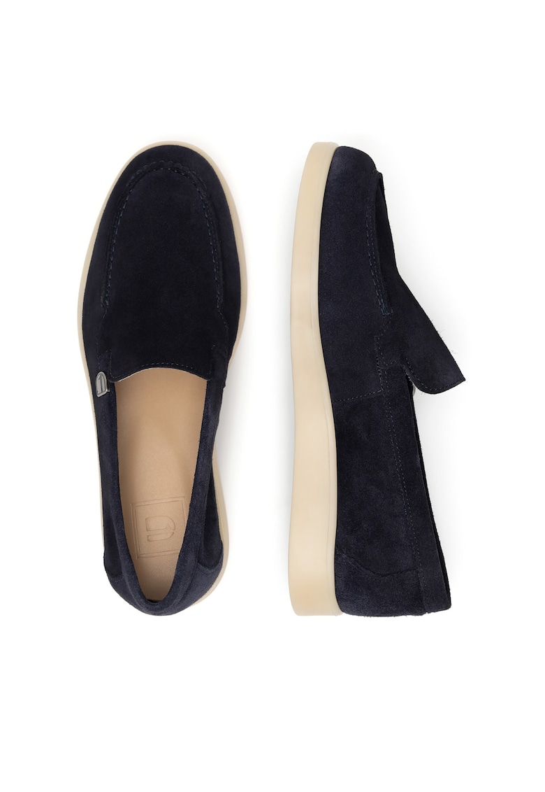 Mocasini dama - GILI-118908 - piele naturala - bleumarin