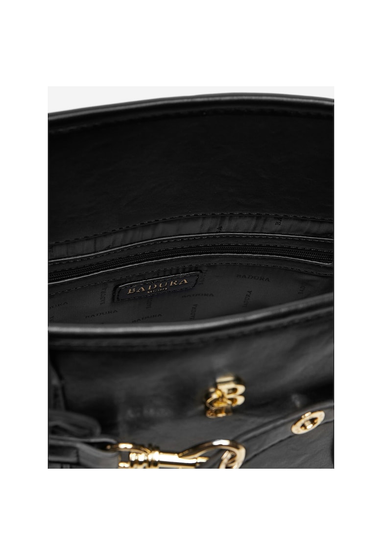 Geanta dama model C-ADIANA-LDA8066 - neagra - din material textil.