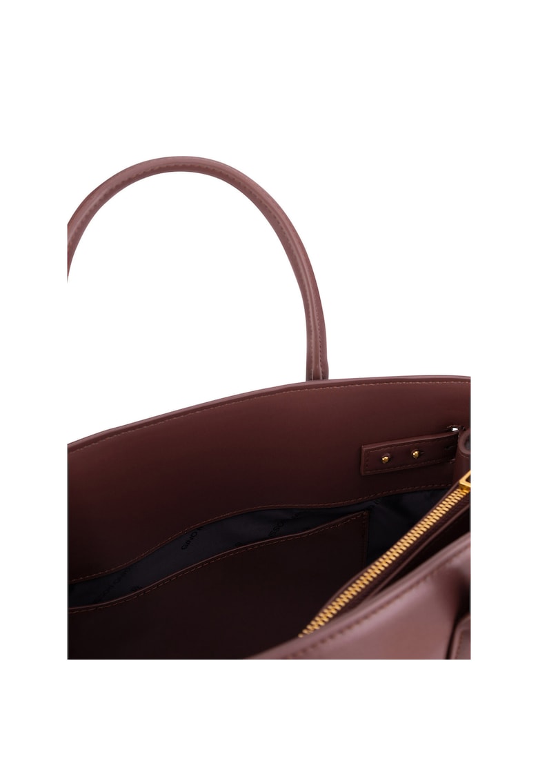 Geanta dama brown - material sintetic