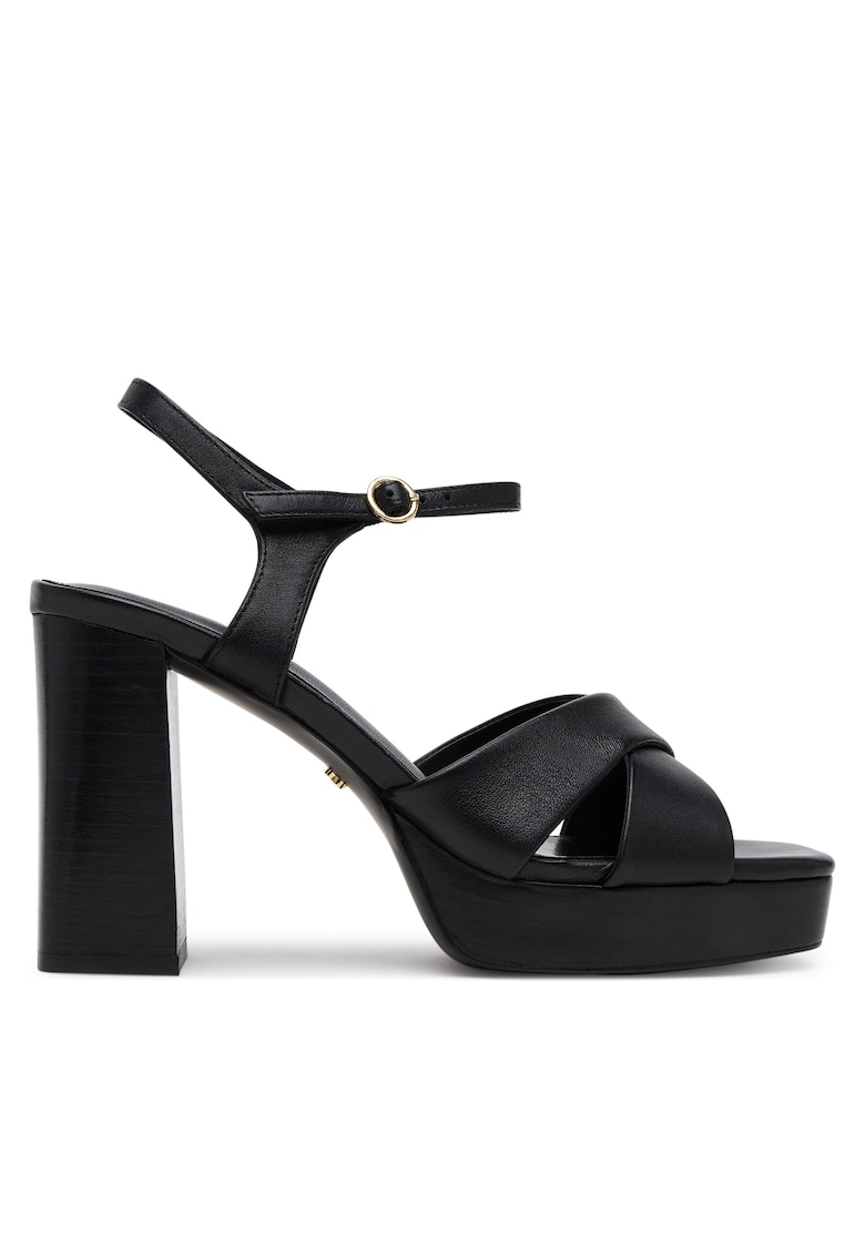 Sandale dama - ALIA-118081 - piele naturala - negru