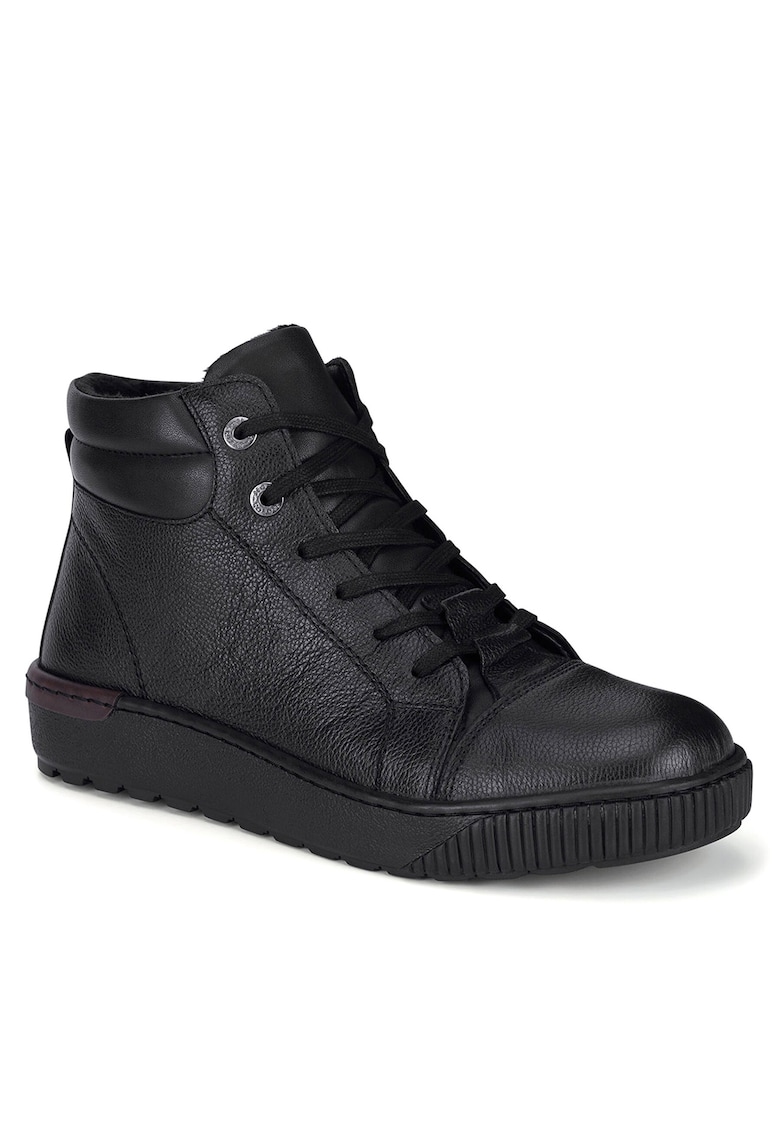 Ghete dama WI23-PIKOLA-06 - piele naturala - negru