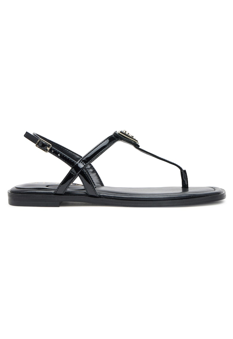 Sandale dama - piele ecologica - negru -