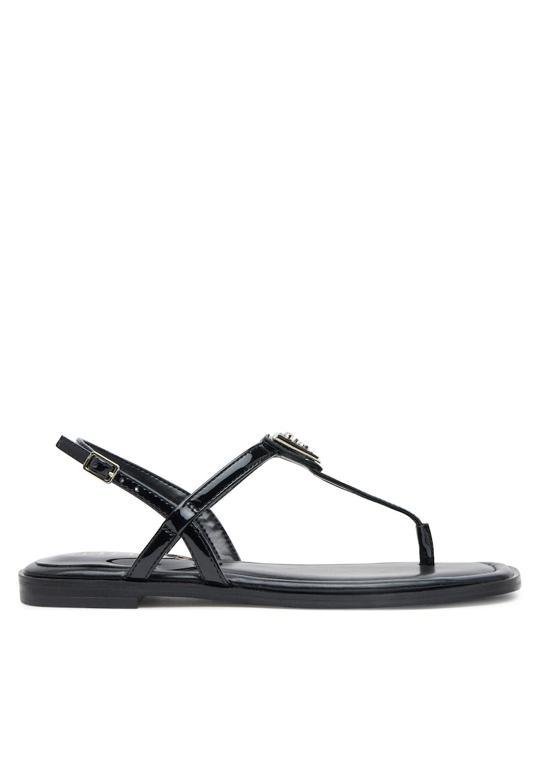 Sandale dama - piele ecologica - negru -