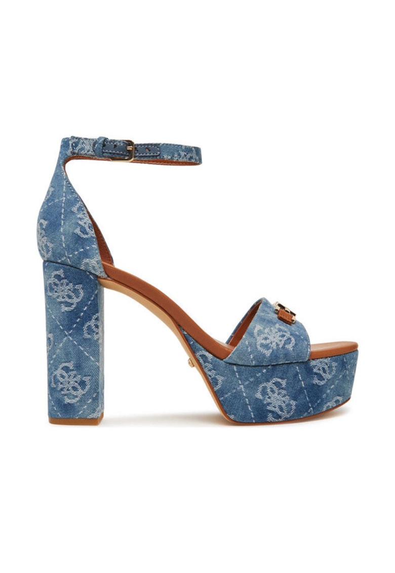 Sandale dama - piele ecologica - albastra -