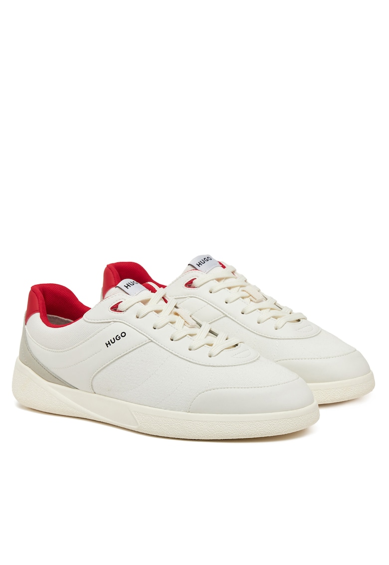 barbati Open White 126 - piele ecologica - alb - Alb