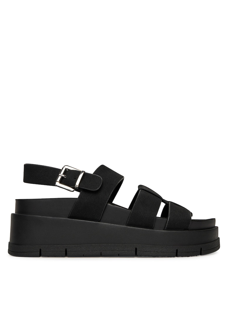 Sandale dama - piele ecologica - negru