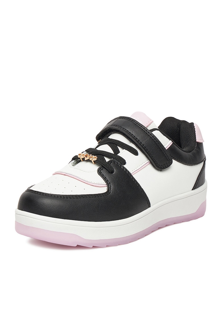 Pantofi copii - fete - alb negru