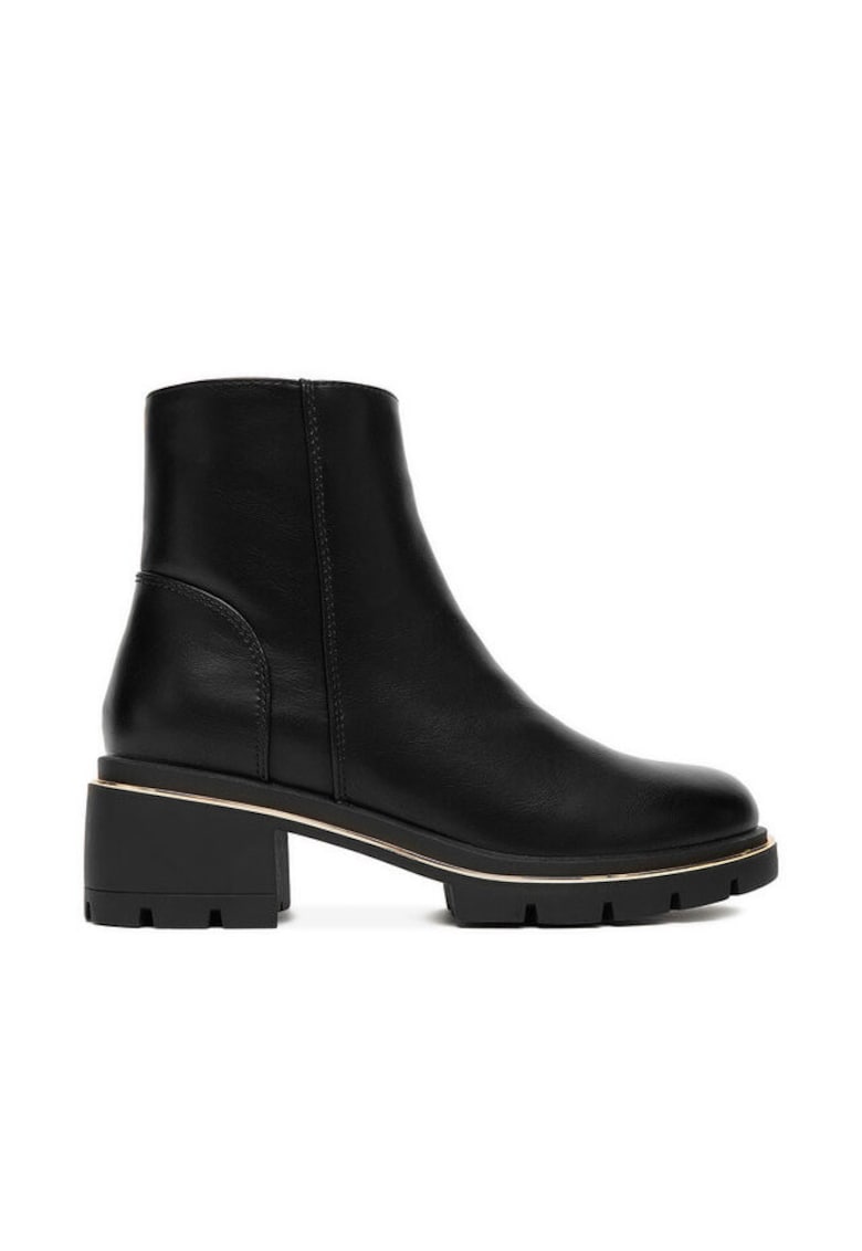 Botine dama CEO-HY58957-2A - Negru - Textil