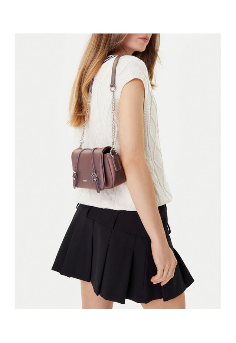 Geanta dama model C-JNY-M-011-08 - culoare brown - material textil