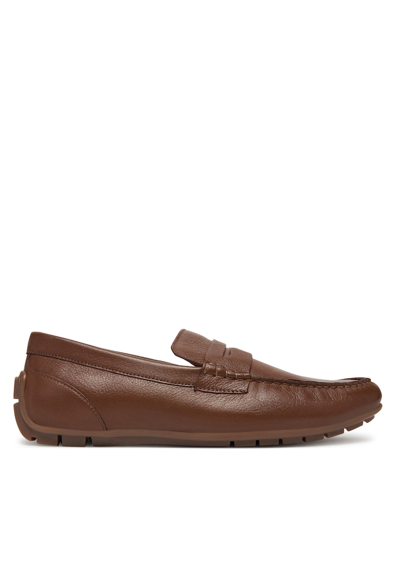Mocasini barbati - piele naturala - maro