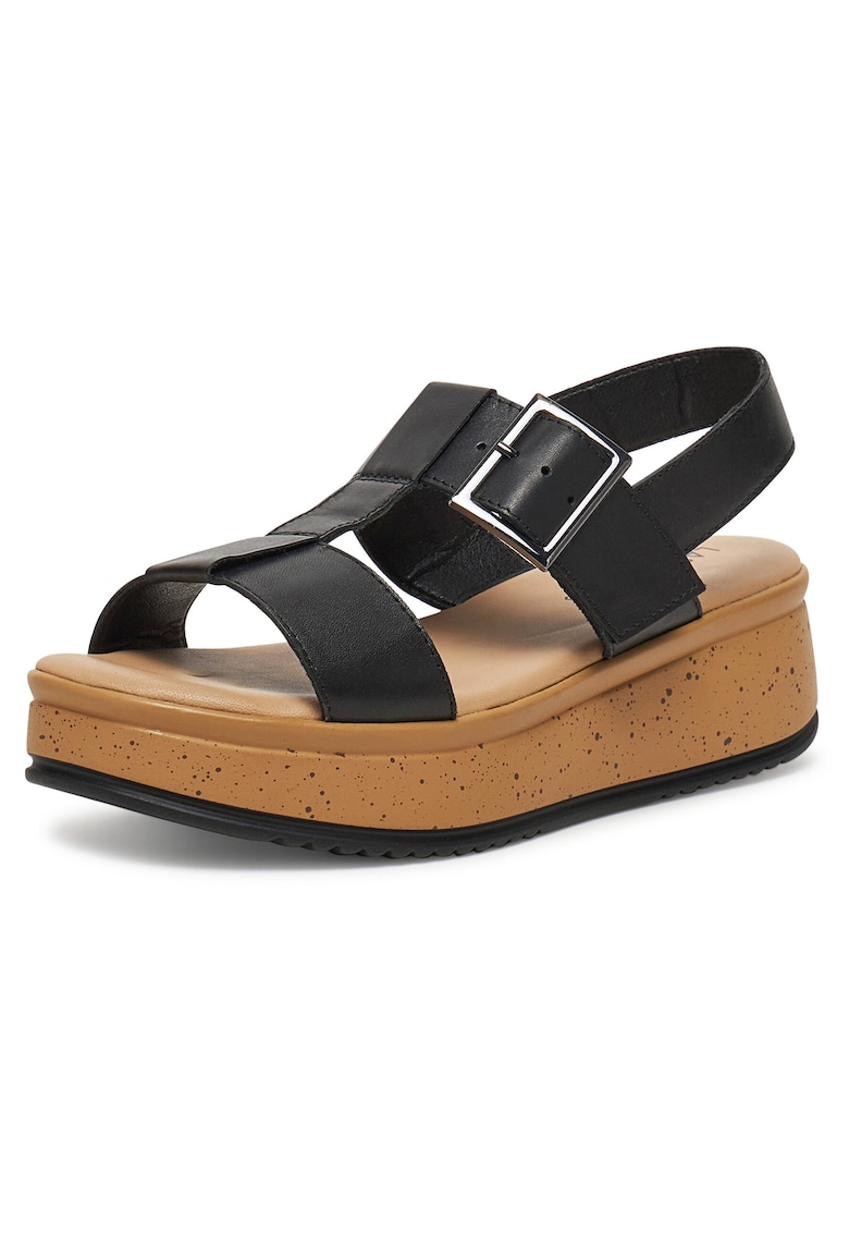 Sandale femei piele naturala - negre