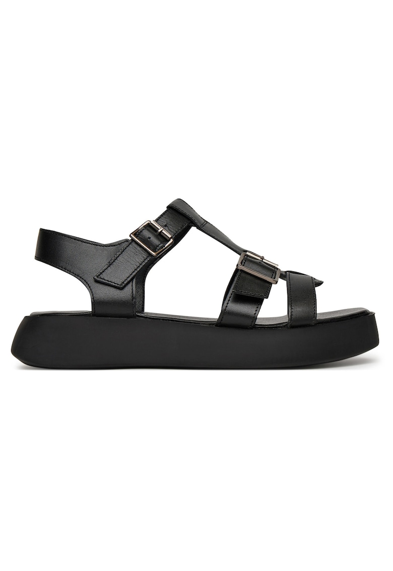Sandale dama - WI23-KEANY-01 - piele naturala - negru
