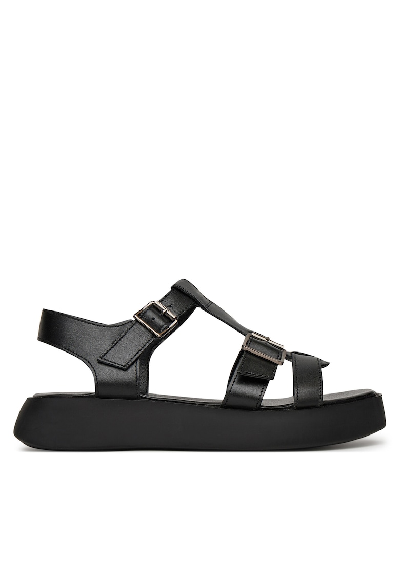 Sandale dama - WI23-KEANY-01 - piele naturala - negru