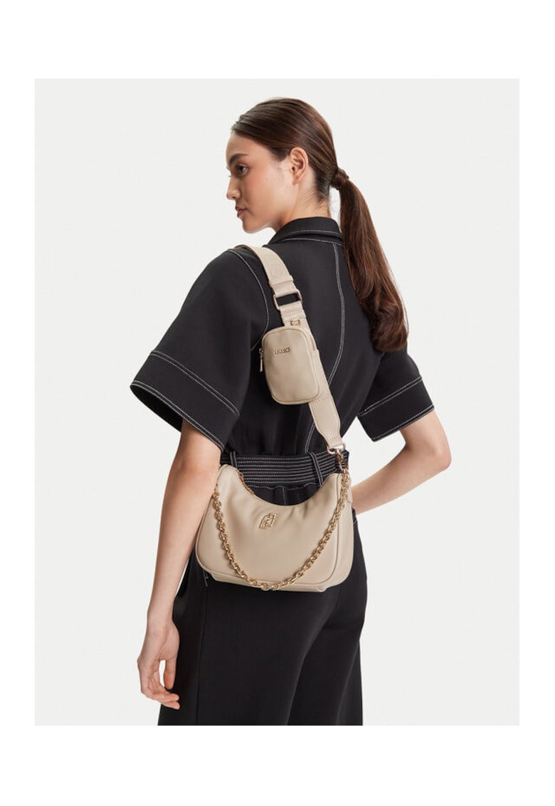 Geanta dama Neutro 51308 - ecologica - hobo - 51308 S - culoare neutra