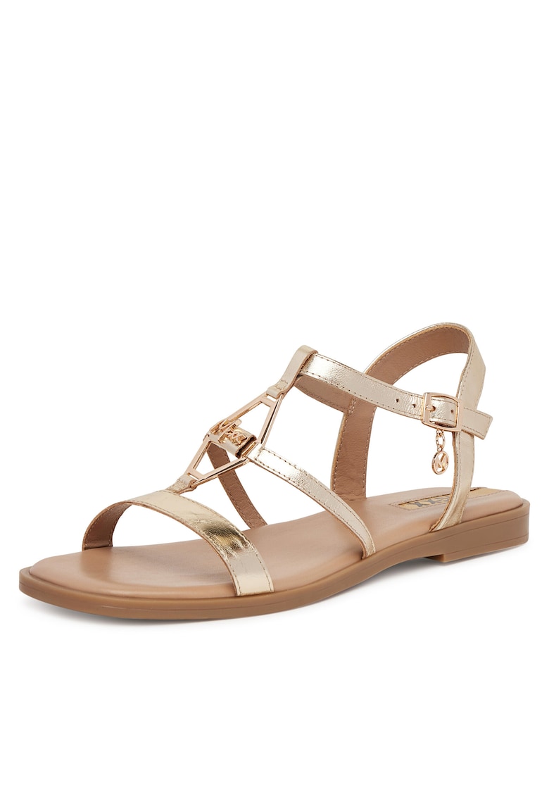 Sandale dama - MX/023C-EST - piele naturala - auriu
