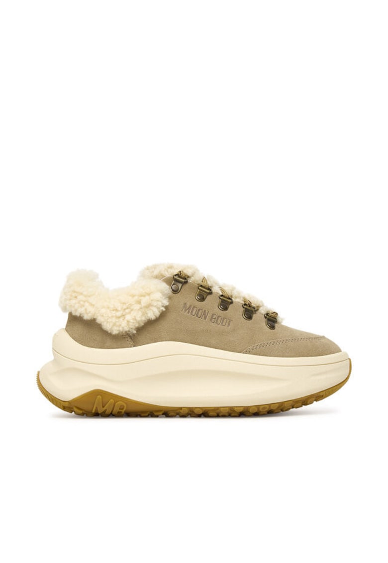 Ghete dama Moon247 - Piele naturala - Bej