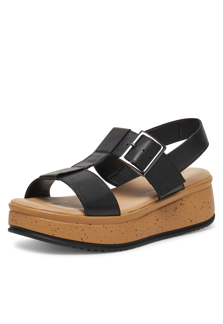 Sandale femei piele naturala - negre