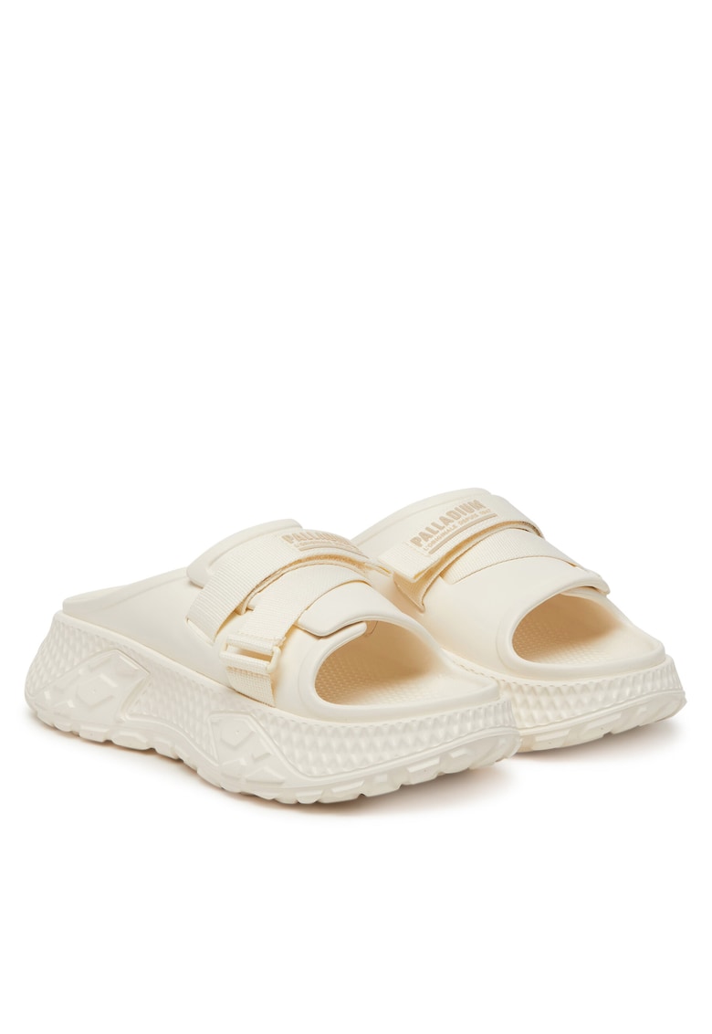 Slapi unisex - alb - material sintetic