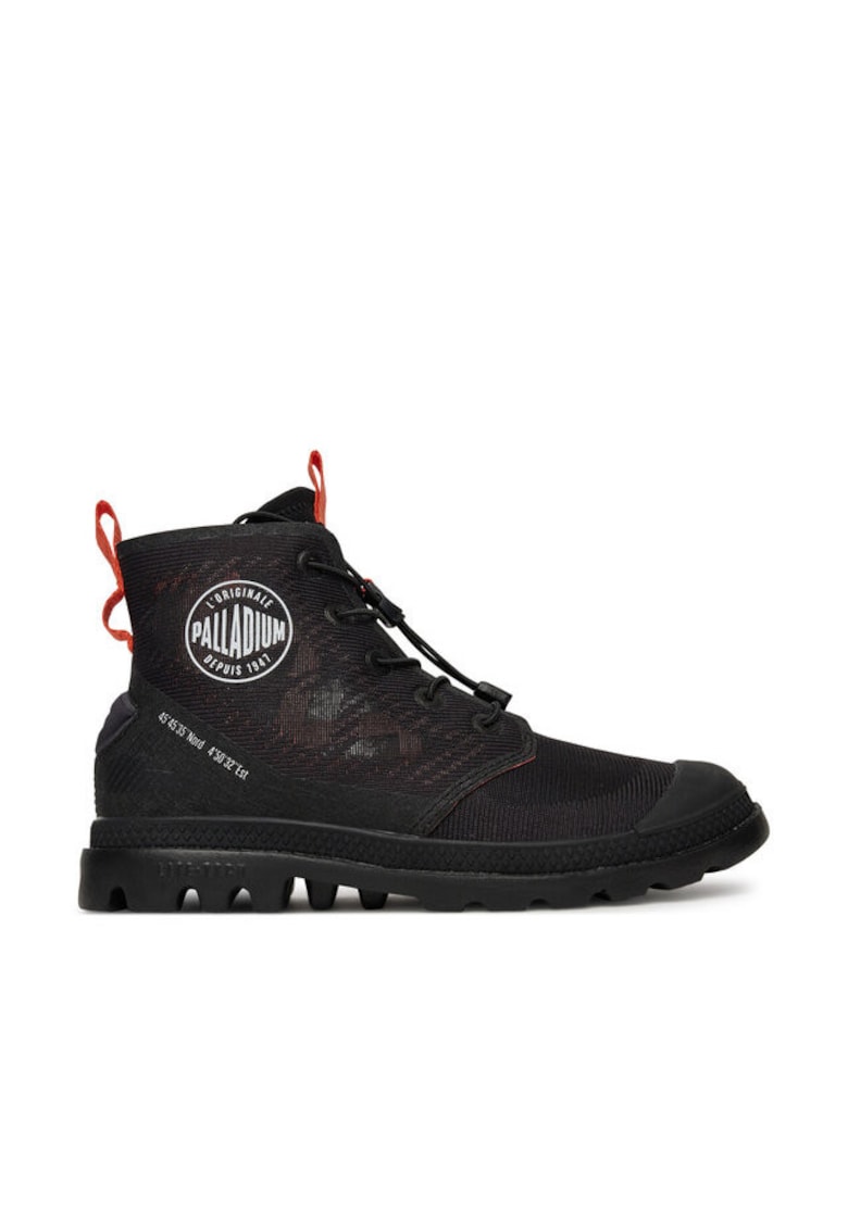 Palladium Ghete unisex Pampa Lite Travel Vt - textil - negru