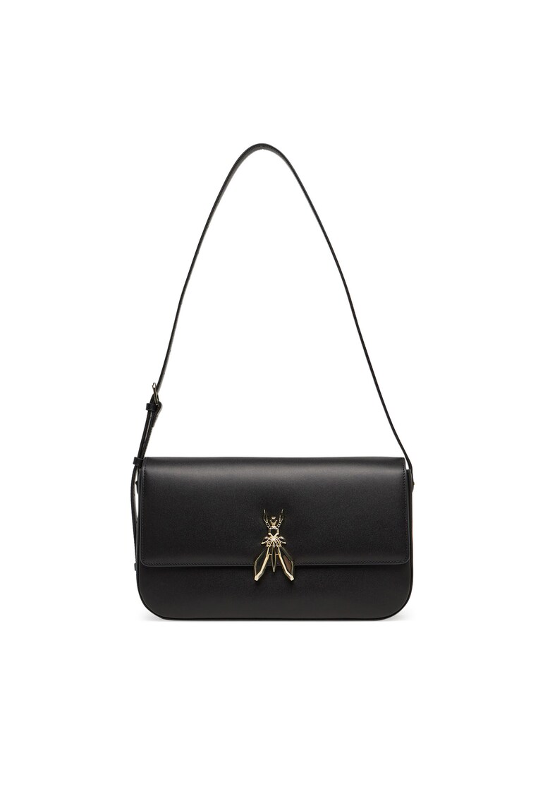 Geanta dama model Nero K103 - piele naturala - culoare neagra.