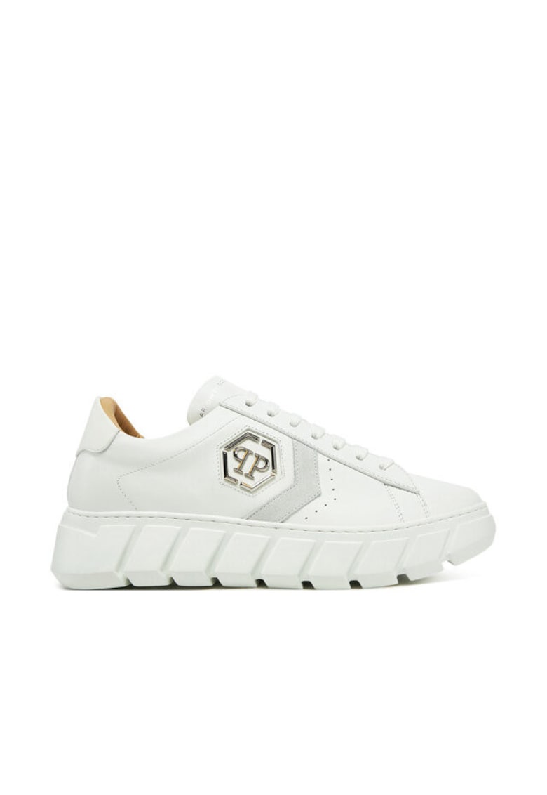 Tenisi unisex piele naturala - alb