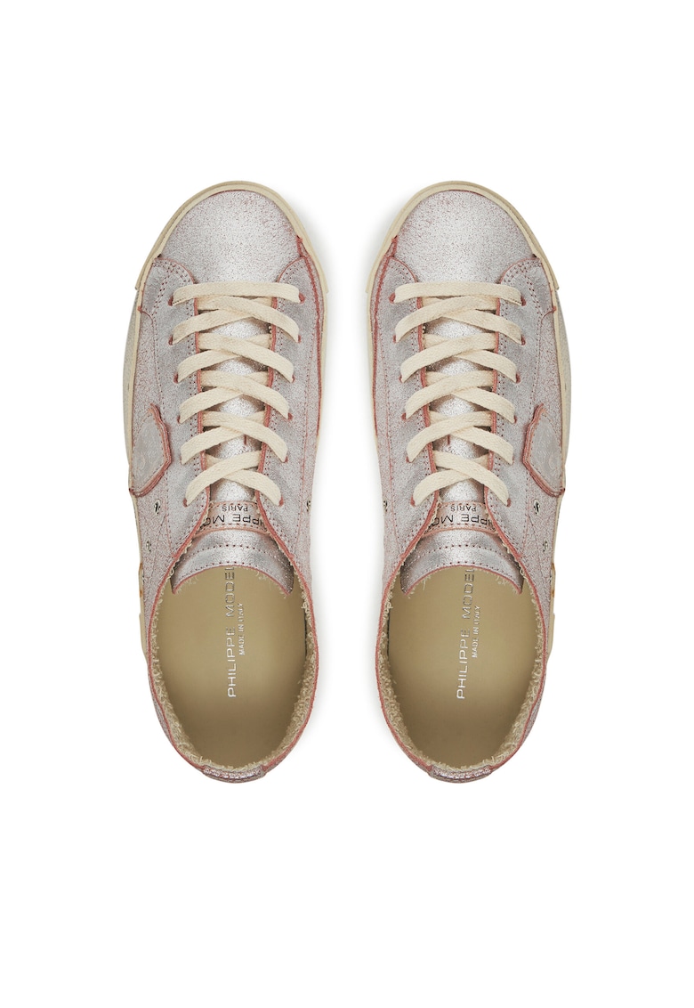 Tenisi dama Philippe A009752 - piele naturala - argintiu