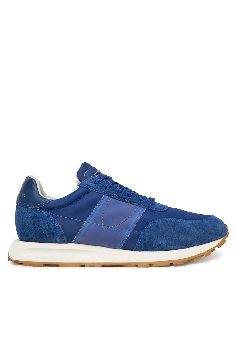 Tenisi barbati Mondial Vintage - piele naturala - Bleumarin