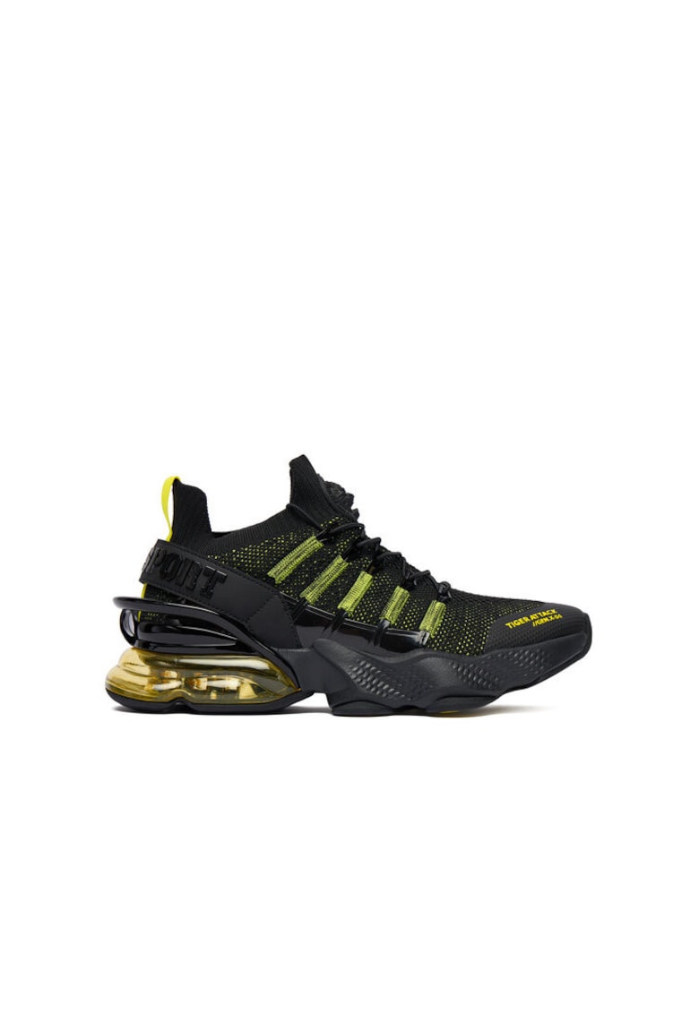 Pantofi sport barbati - alergare - negru - textil