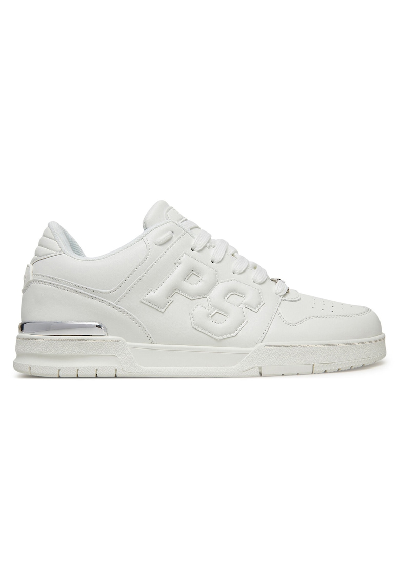 Tenisi barbati alb - piele ecologica - model White 01 Viper I