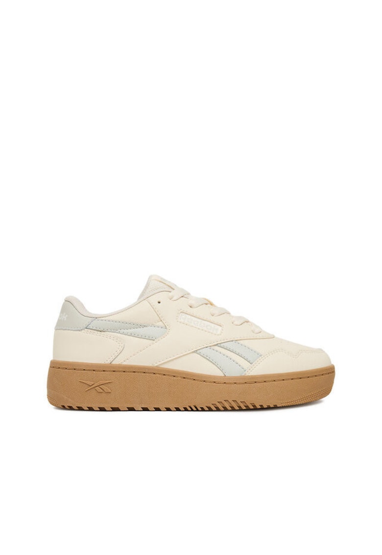 Tenisi unisex bej - piele naturala
