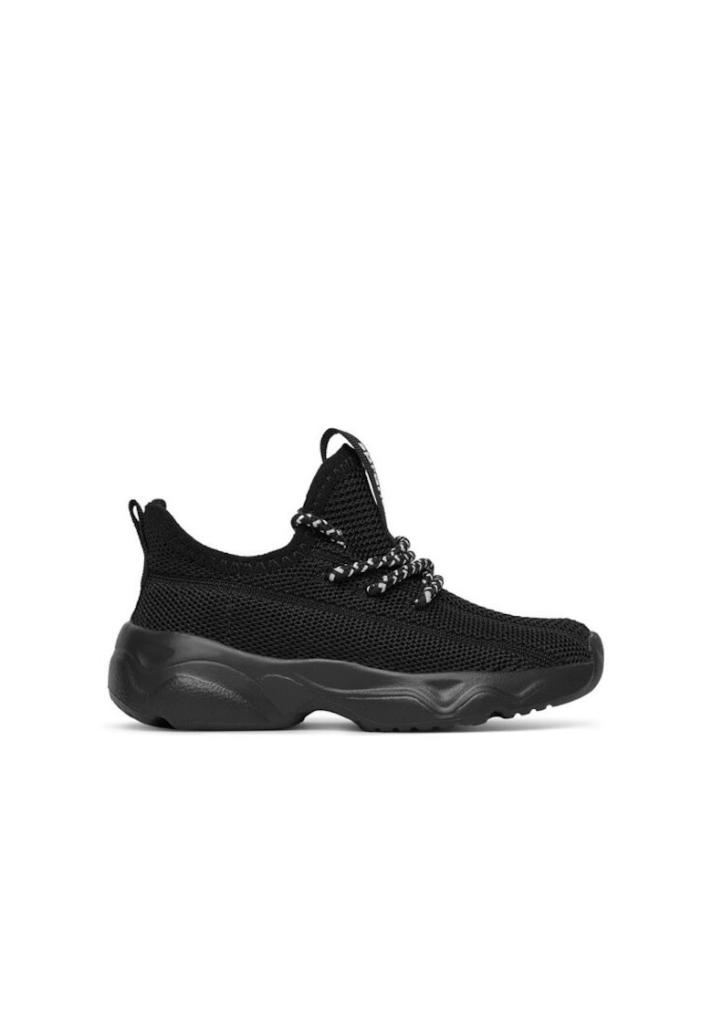 Pantofi copii - baieti - material textil - Negru