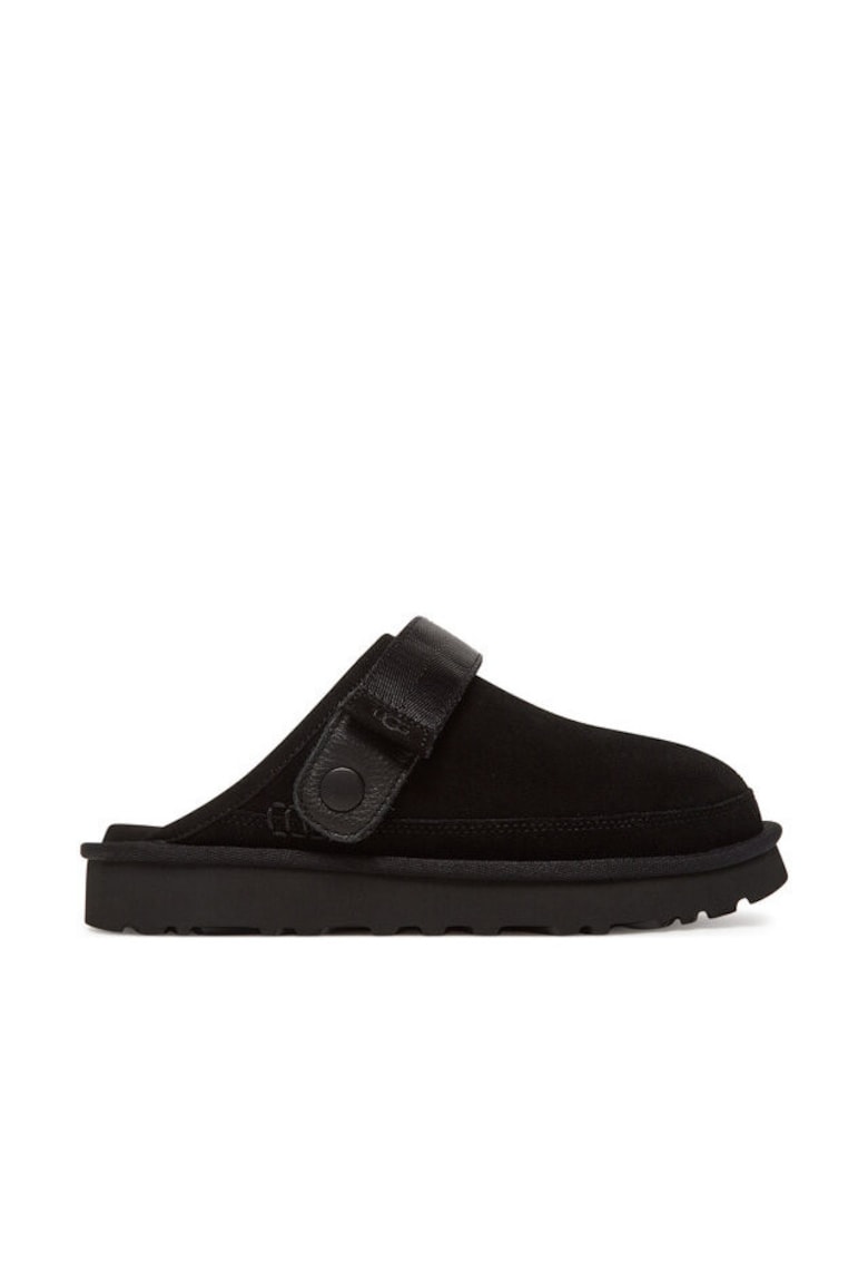 Ugg Slapi - papuci barbatesti - piele naturala - negru