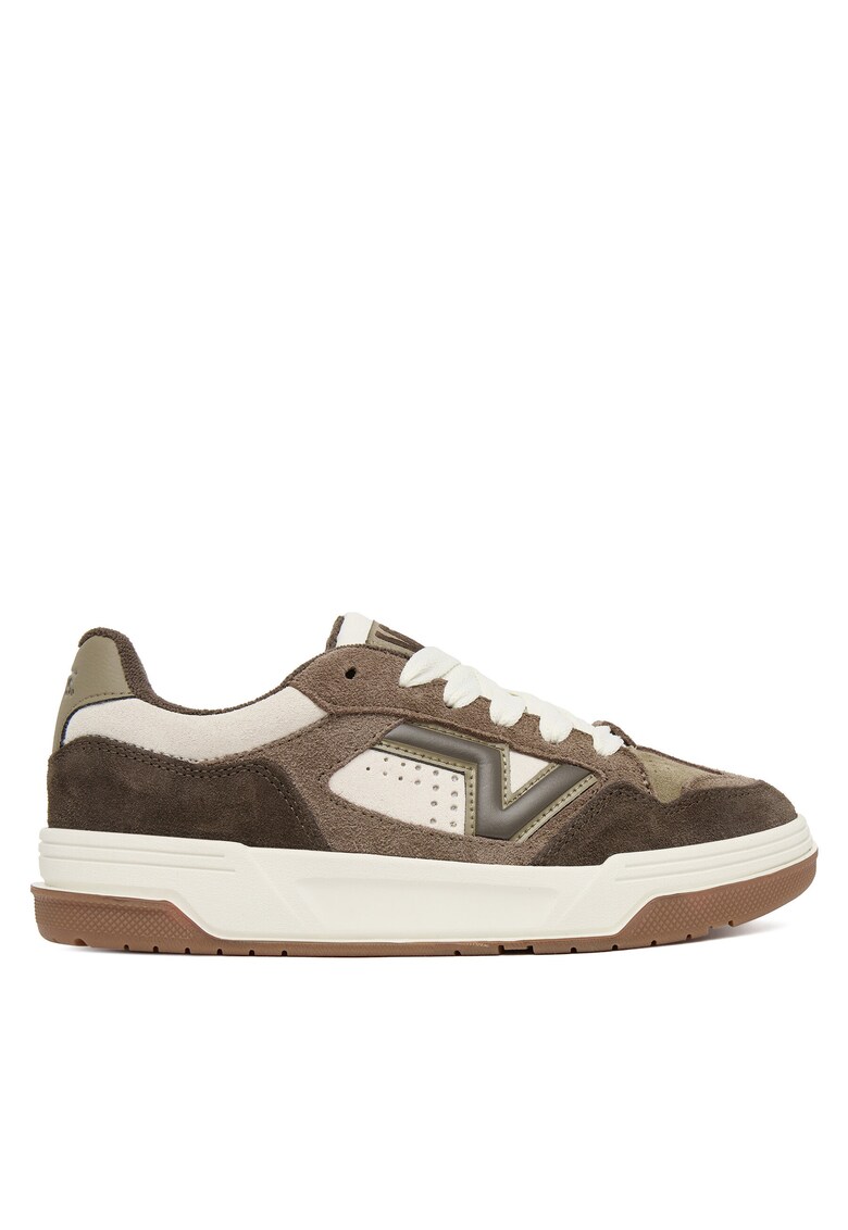 Tenisi unisex Upland VN000D6FBF01 - maro/alb - piele naturala