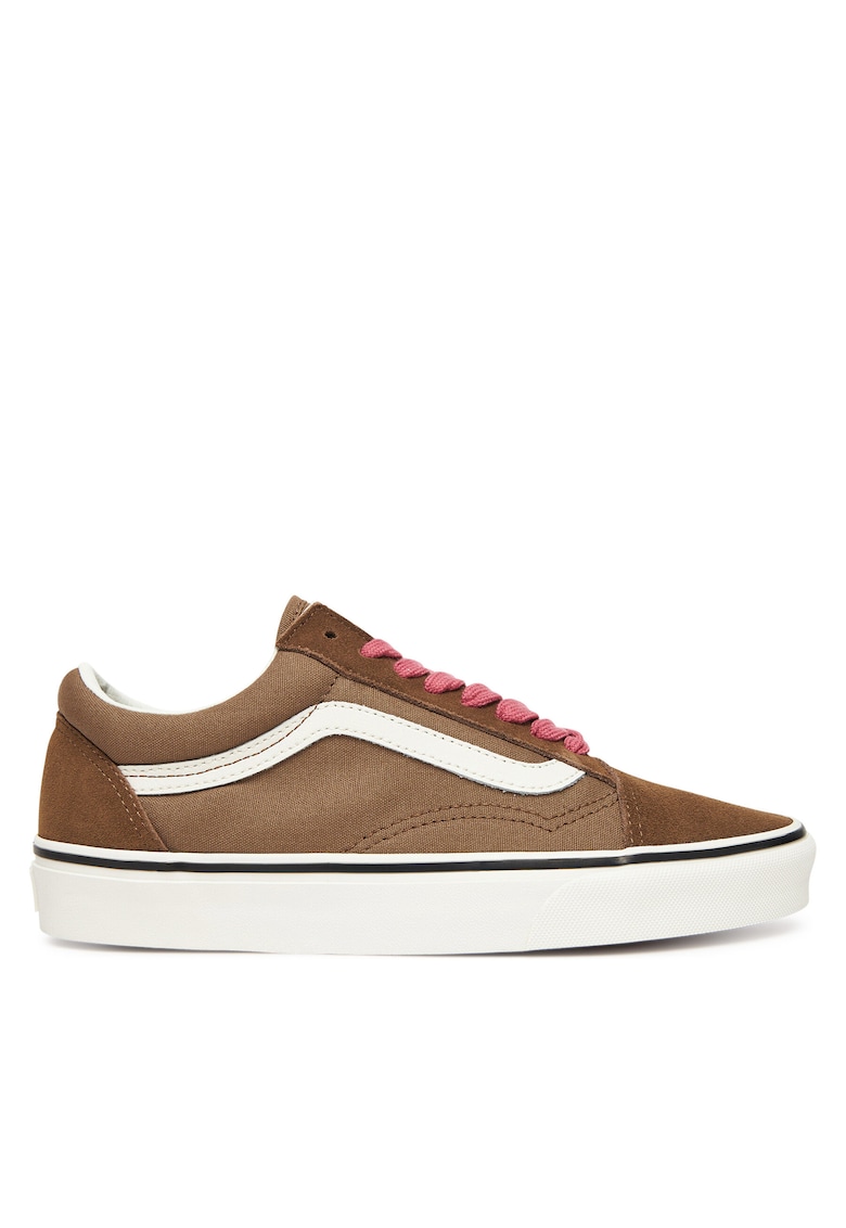 Tenisi unisex Old Skool VN000D6WRP - piele naturala - maro/roz