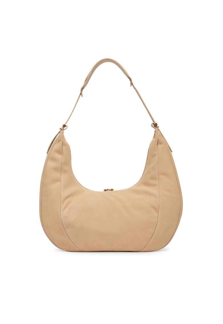 Geanta dama Slouchy Hobo Big - din piele naturaladwqf - Bej