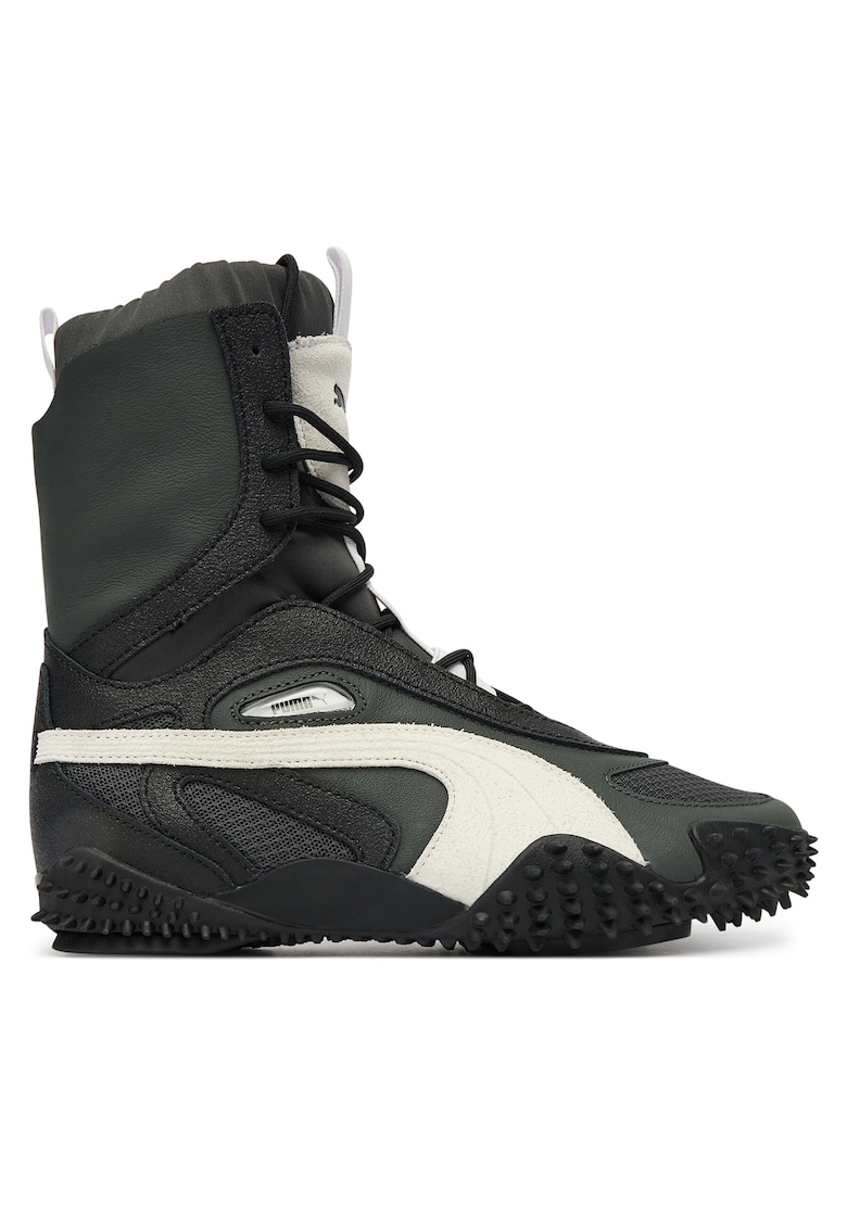 Pantofi sport dama Mostro Mid - negru/alb - tesatura -